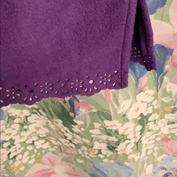 Sport Savvy purple fleece jacket 2X - Picture 5 of 7